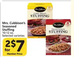 Albertsons Mrs. Cubbison's Seasoned Stuffing offer
