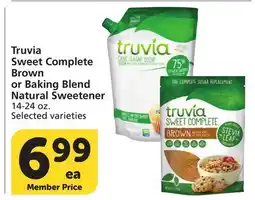 Albertsons Truvia Sweet Complete Brown or Baking Blend Natural Sweetener offer