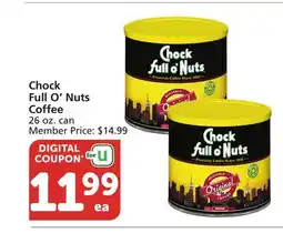 Albertsons Chock Full O'Nuts Coffee offer