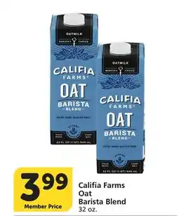 Albertsons Califia Farms Oat Barista Blend offer