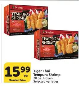 Albertsons Tiger Thai Tempura Shrimp offer