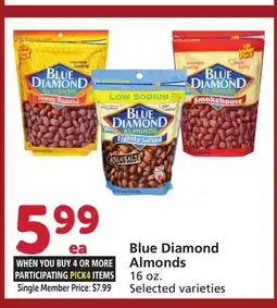 Albertsons Blue Diamond Almonds offer