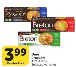 Albertsons Dare Crackers offer