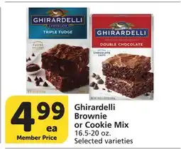 Albertsons Ghirardelli Brownie or Cookie Mix offer