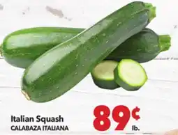 Vallarta Supermarkets Italian Squash | CALABAZA ITALIANA offer