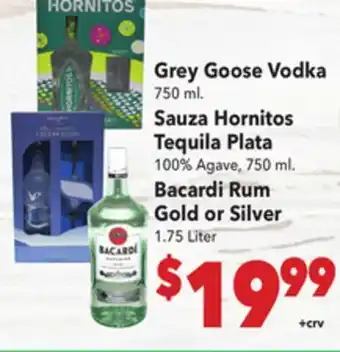 Vallarta Supermarkets Grey Goose Vodka offer