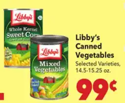 Vallarta Supermarkets Libby's Canned Vegetables offer