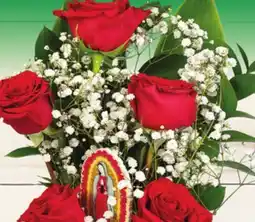 Vallarta Supermarkets Virgen de Guadalupe 6 Stem Roses offer