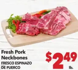 Vallarta Supermarkets Fresh Pork Neckbones / FRESCO ESPINAZO DE PUERCO offer