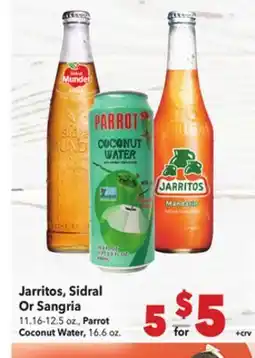 Vallarta Supermarkets Jarritos, Sidral Or Sangria offer