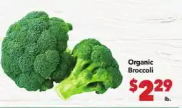 Vallarta Supermarkets Organic Broccoli offer