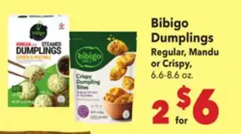 Vallarta Supermarkets Bibigo Dumplings offer