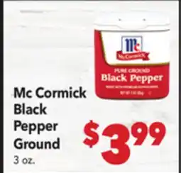 Vallarta Supermarkets Mc Cormick Black Pepper Ground offer