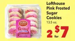 Vallarta Supermarkets Lofthouse Pink Frosted Sugar Cookies offer