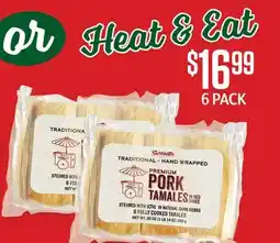 Vallarta Supermarkets TAMALES ALL FLAVORS Heat & Eat offer