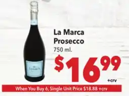 Vallarta Supermarkets La Marca Prosecco offer