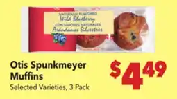Vallarta Supermarkets Otis Spunkmeyer Muffins offer