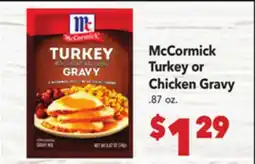 Vallarta Supermarkets McCormick Turkey or Chicken Gravy offer