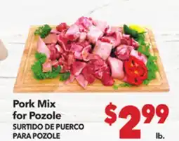 Vallarta Supermarkets Pork Mix for Pozole / SURTIDO DE PUERCO PARA POZOLE offer