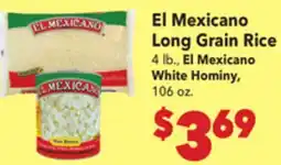 Vallarta Supermarkets El Mexicano Long Grain Rice offer