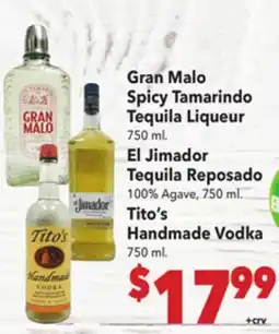 Vallarta Supermarkets Gran Malo Spicy Tamarindo Tequila Liqueur offer