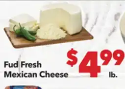 Vallarta Supermarkets Fud Fresh Mexican Cheese offer