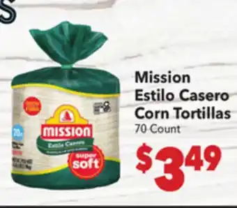 Vallarta Supermarkets Mission Estilo Casero Corn Tortillas offer