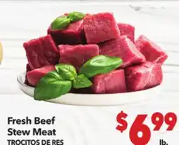 Vallarta Supermarkets Fresh Beef Stew Meat / TROCITOS DE RES offer