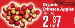 Vallarta Supermarkets Organic Crimson Apples offer