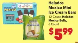 Vallarta Supermarkets Helados Mexico Mini Ice Cream Bars offer
