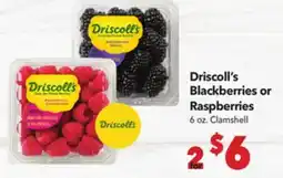 Vallarta Supermarkets Driscoll's Blackberries or Raspberries offer
