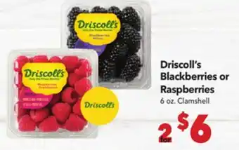 Vallarta Supermarkets Driscoll's Blackberries or Raspberries offer