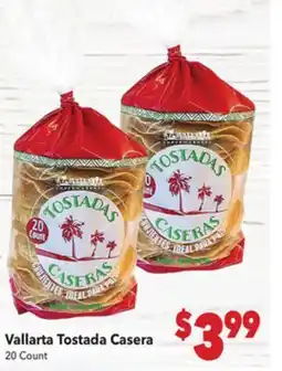 Vallarta Supermarkets Vallarta Tostada Casera offer