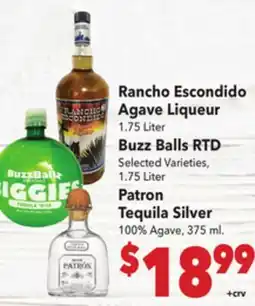 Vallarta Supermarkets Rancho Escondido Agave Liqueur offer