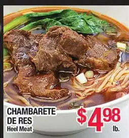 Torres Supermercado CHAMBARETE DE RES offer