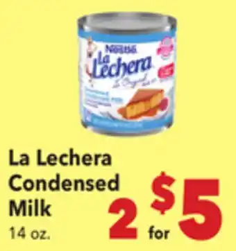 Vallarta Supermarkets La Lechera Condensed Milk offer