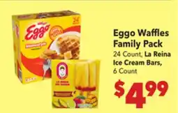Vallarta Supermarkets Eggo Waffles Family Pack offer