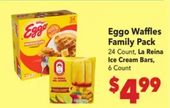 Vallarta Supermarkets Eggo Waffles Family Pack offer