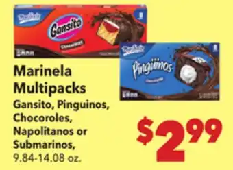 Vallarta Supermarkets Marinela Multipacks offer