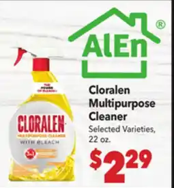 Vallarta Supermarkets Cloralen Multipurpose Cleaner offer