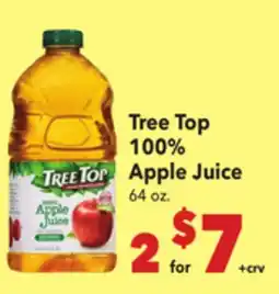 Vallarta Supermarkets Tree Top 100% Apple Juice offer