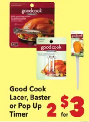 Vallarta Supermarkets Good Cook Lacer, Baster or Pop Up Timer offer