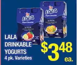 Torres Supermercado LALA DRINKABLE YOGURTS offer