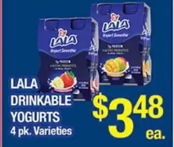 Torres Supermercado LALA DRINKABLE YOGURTS offer