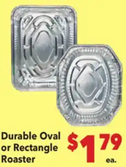 Vallarta Supermarkets Durable Oval or Rectangle Roaster offer