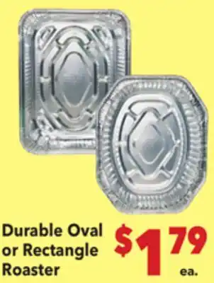 Vallarta Supermarkets Durable Oval or Rectangle Roaster offer