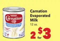 Vallarta Supermarkets Carnation Evaporated Milk offer