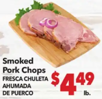 Vallarta Supermarkets Smoked Pork Chops / FRESCA CHULETA AHUMADA DE PUERCO offer