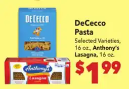Vallarta Supermarkets DeCecco Pasta offer