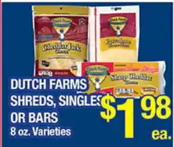 Torres Supermercado DUTCH FARMS SHREDS, SINGLES OR BARS offer
